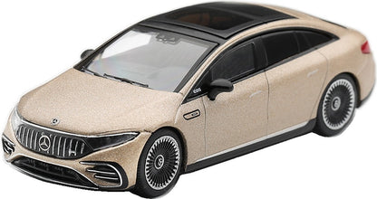 Mercedes-Benz AMG EQS 53 Gold (LHD) 1:64 Scale Diecast Car – MINI GT