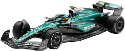 Aston Martin AMR24 #14 F1 Las Vegas GP 2024 Fernando Alonso 1:64 Scale Diecast Car – MINI GT