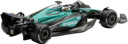 Aston Martin AMR24 #18 F1 Las Vegas GP 2024 Lance Stroll 1:64 Scale Diecast Car – MINI GT