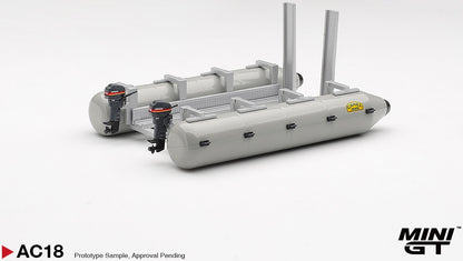 Camel Trophy Pontoon Raft 1:64 Scale Plastic and Alloy Model – MINI GT