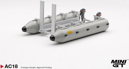 Camel Trophy Pontoon Raft 1:64 Scale Plastic and Alloy Model – MINI GT