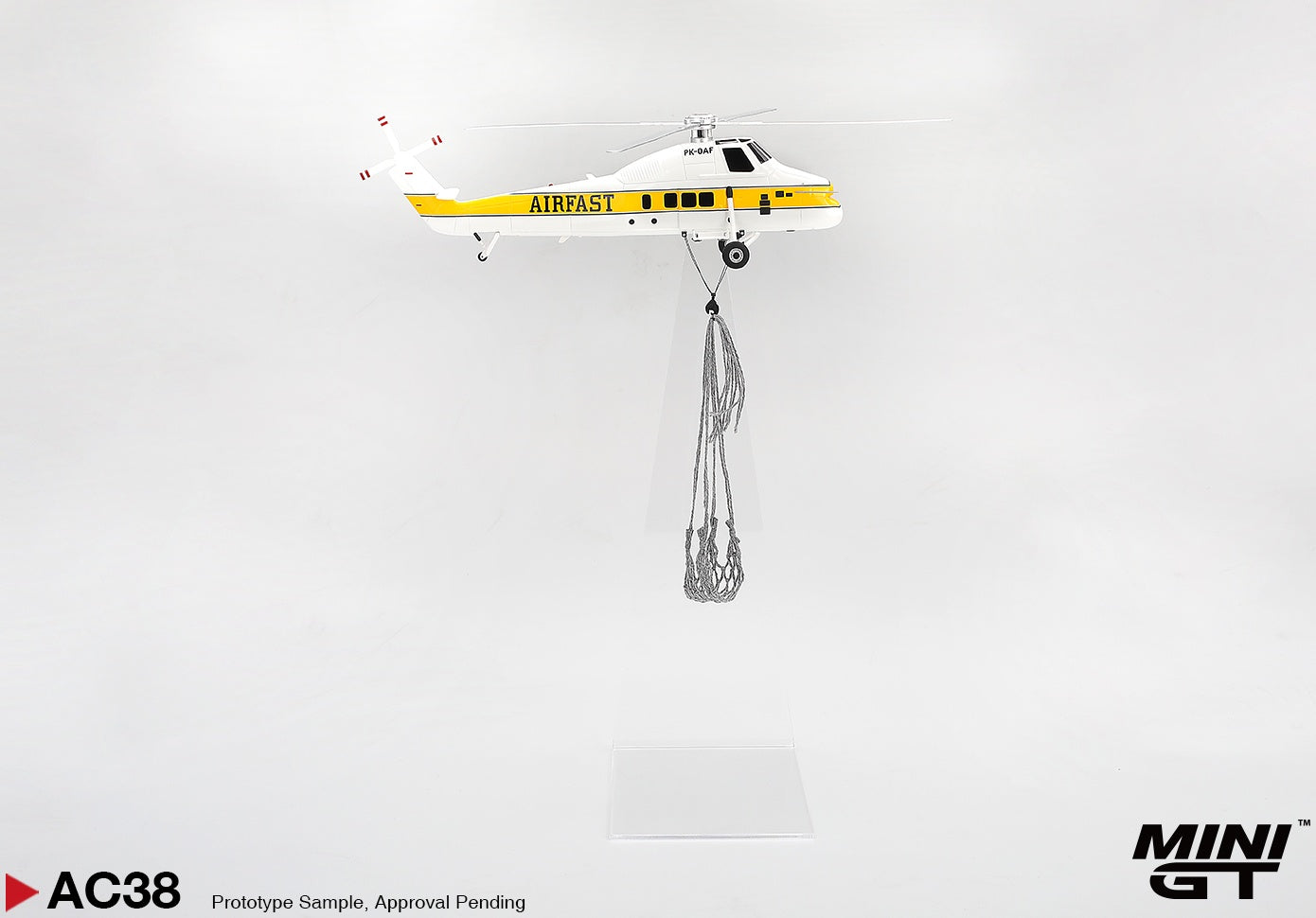 Sikorsky S58T Helicopter 1985 Camel Trophy 1:64 Resin Model – MINI GT