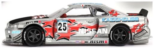 Nissan Skyline GT-R (R34) Kaido Star Racing V1 1:64 Scale Diecast Model Car – MINI GT