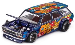 Datsun Kaido 510 Wagon Koi Wagon V1 1:64 Scale Diecast Model Car – MINI GT
