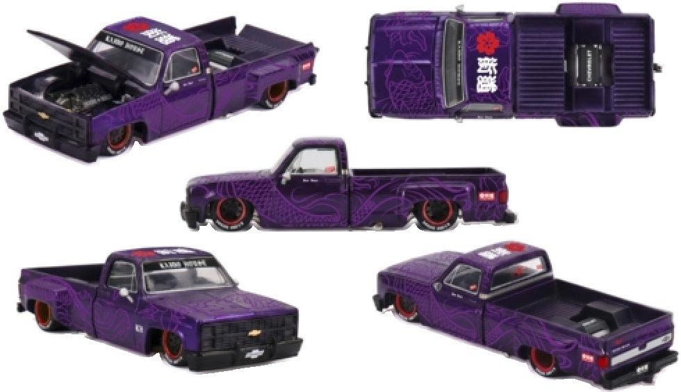 Chevrolet Silverado Dually Kaido KOI V1 1:64 Scale Diecast Pickup – MINI GT