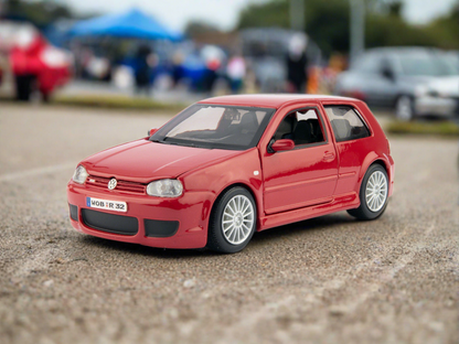 Volkswagen Golf Mk4 R32 red - 1:24 Scale Model Car