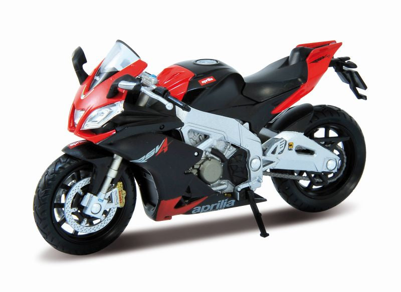 Aprilia RSV4 Factory red/black - 1:18 Scale Diecast Model Motorcycle-Welly-Diecast Model Centre