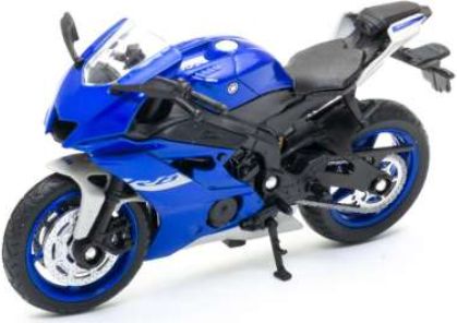 Yamaha YZF-R6 blue - 1:18 Scale Diecast Model Motorcycle-Welly-Diecast Model Centre