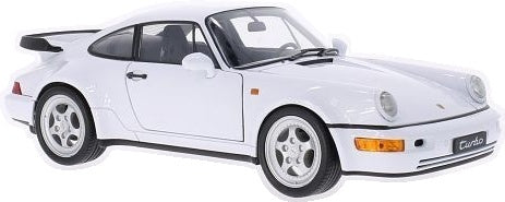Porsche 911(964) Turbo White 1:18 Scale Diecast Car – Welly