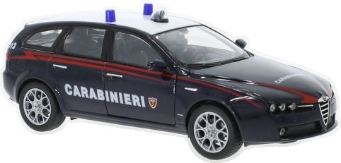 Alfa Romeo 159 Sportwagon Carabinieri 1:24 Scale Diecast Car – Welly