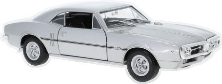 Pontiac Firebird 1967 Silver 1:24 Scale Diecast Car – Welly