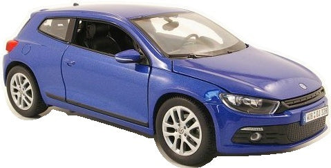 VW Scirocco 3 Blue 1:24 Scale Diecast Car – Welly