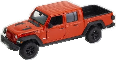 Jeep Gladiator Rubicon 2007 Dark Orange 1:24 Scale Diecast Car – Welly
