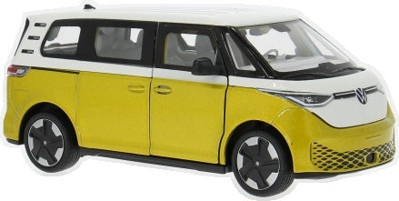 VW ID.BUZZ Yellow/White 1:24 Scale Diecast Car – Welly