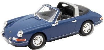 Porsche 911 Targa Blue Soft Rear Window Down 1:24 Scale Diecast Car – Welly