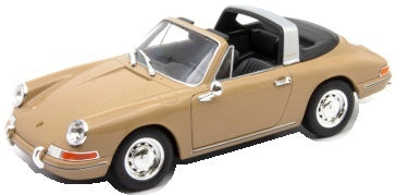 Porsche 911 Targa Dark Beige Soft Rear Window Down 1:24 Scale Diecast Car – Welly