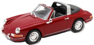 Porsche 911 Targa Red Soft Rear Window Down 1:24 Scale Diecast Car – Welly