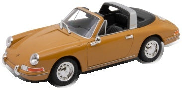 Porsche 911 Targa Dark Yellow Soft Rear Window Down 1:24 Scale Diecast Car – Welly