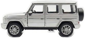 Mercedes-Benz G63 AMG Silver 1:24 Scale Diecast Car – Welly