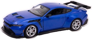 Ford Mustang GTD Blue 1:24 Scale Diecast Car – Welly