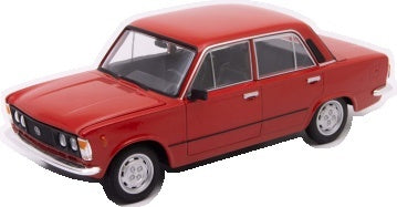 Fiat 125P Red 1:24 Scale Diecast Car – Welly