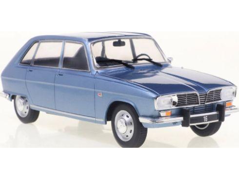 Renault 16 Metallic Light Blue 1965 1:24 Scale Diecast Car – WhiteBox