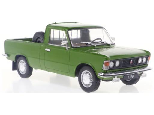 Fiat 125 Pick-Up Green 1975 1:24 Scale Diecast – WhiteBox