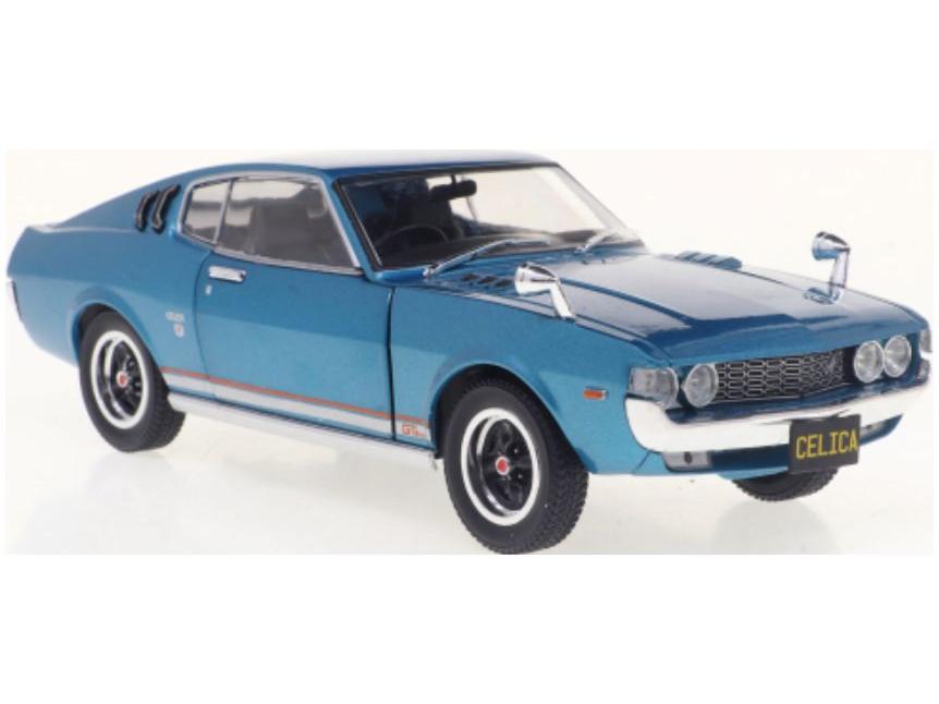 Toyota Celica LB 2000 GT Turquoise Metallic 1973 1:24 Scale Diecast Car – WhiteBox