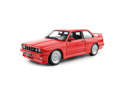 BMW M3 E30 1988 Red 1:24 Scale Model - Front View