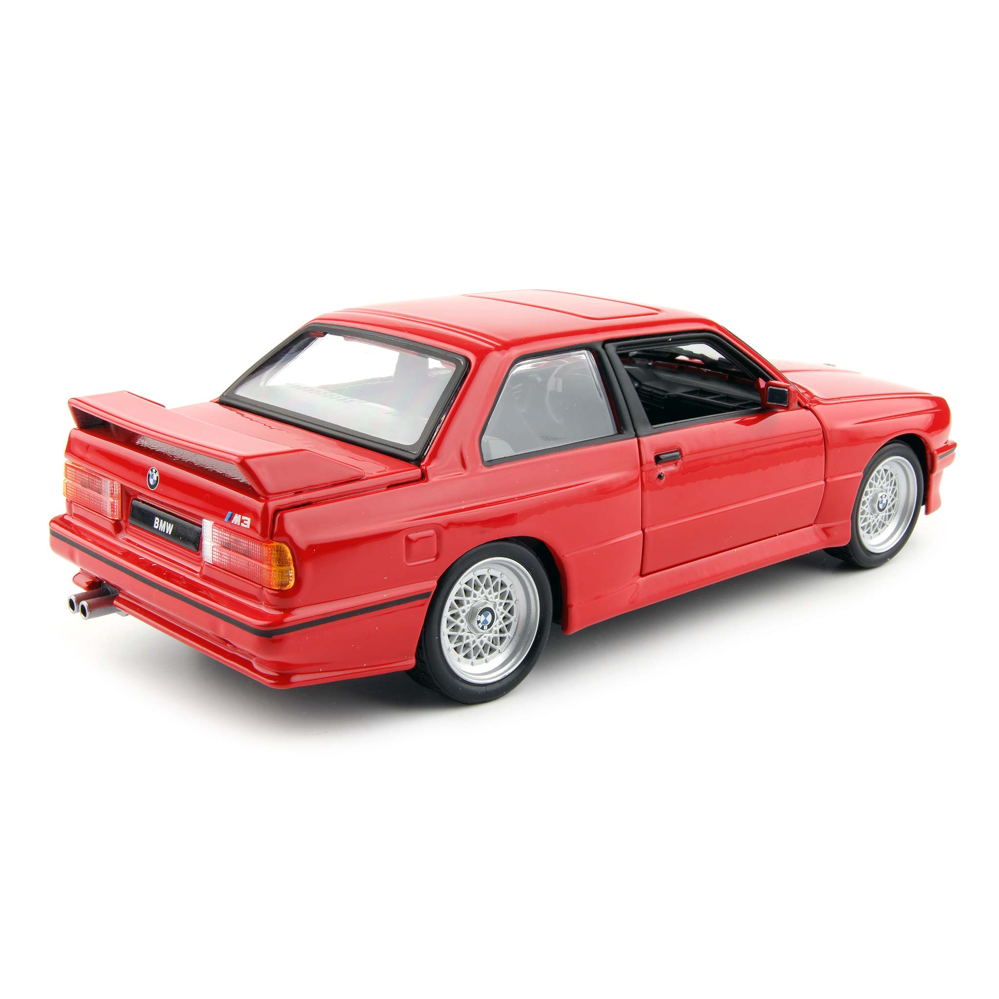 BMW M3 (E30) 1988 red - 1:24 Scale Diecast Model Car