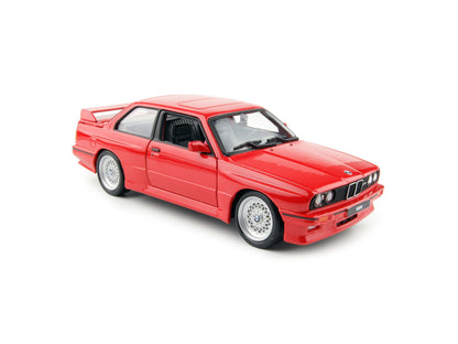 BMW M3 E30 1988 Red 1:24 Scale Model - Front View