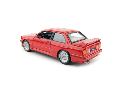 BMW M3 E30 1988 Red 1:24 Scale Model - Rear View