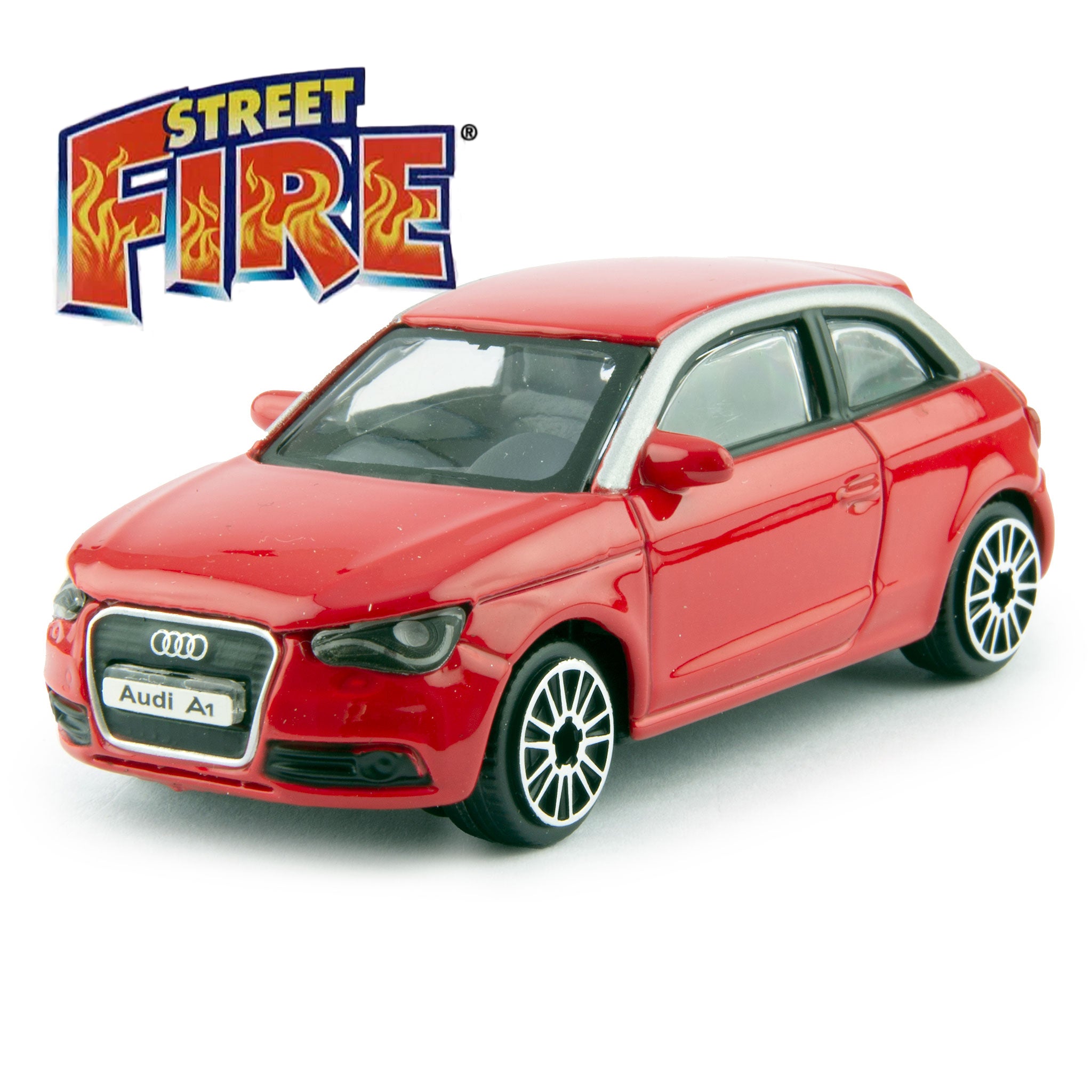 Audi A1 Diecast Toy Car 2010 red - 1:43 Scale