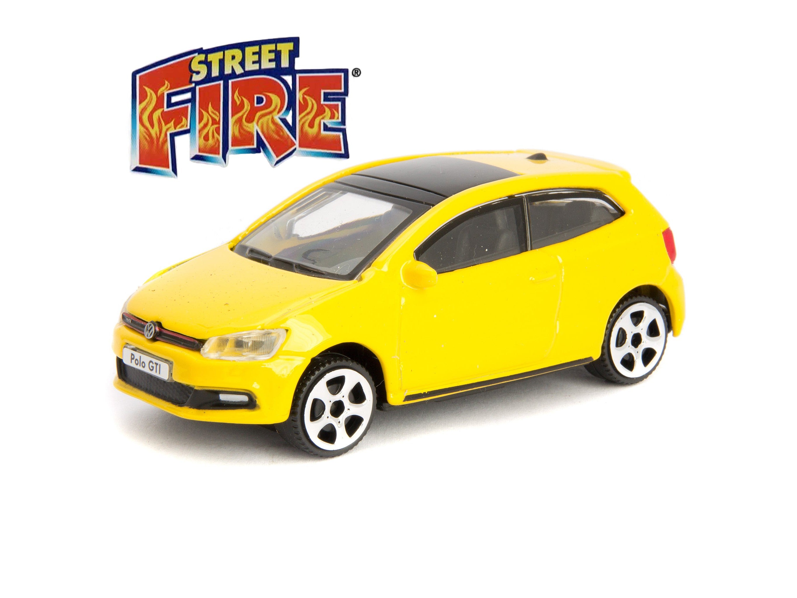 Volkswagen Polo GTi Mk5 yellow - 1:43 Scale Toy Car