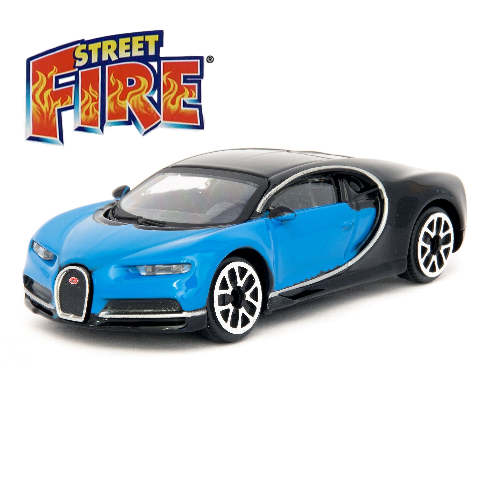 Bugatti Chiron Diecast Toy Car blue - 1:43 Scale