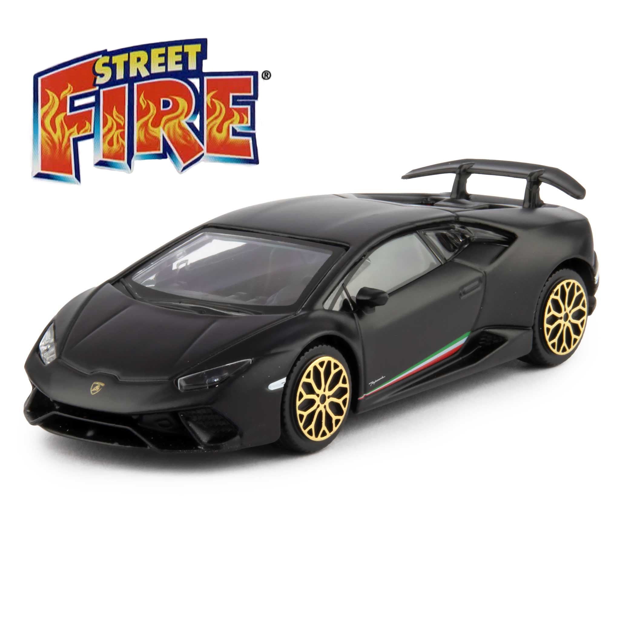 Lamborghini Huracan Performante Diecast Toy Car black - 1:43 Scale