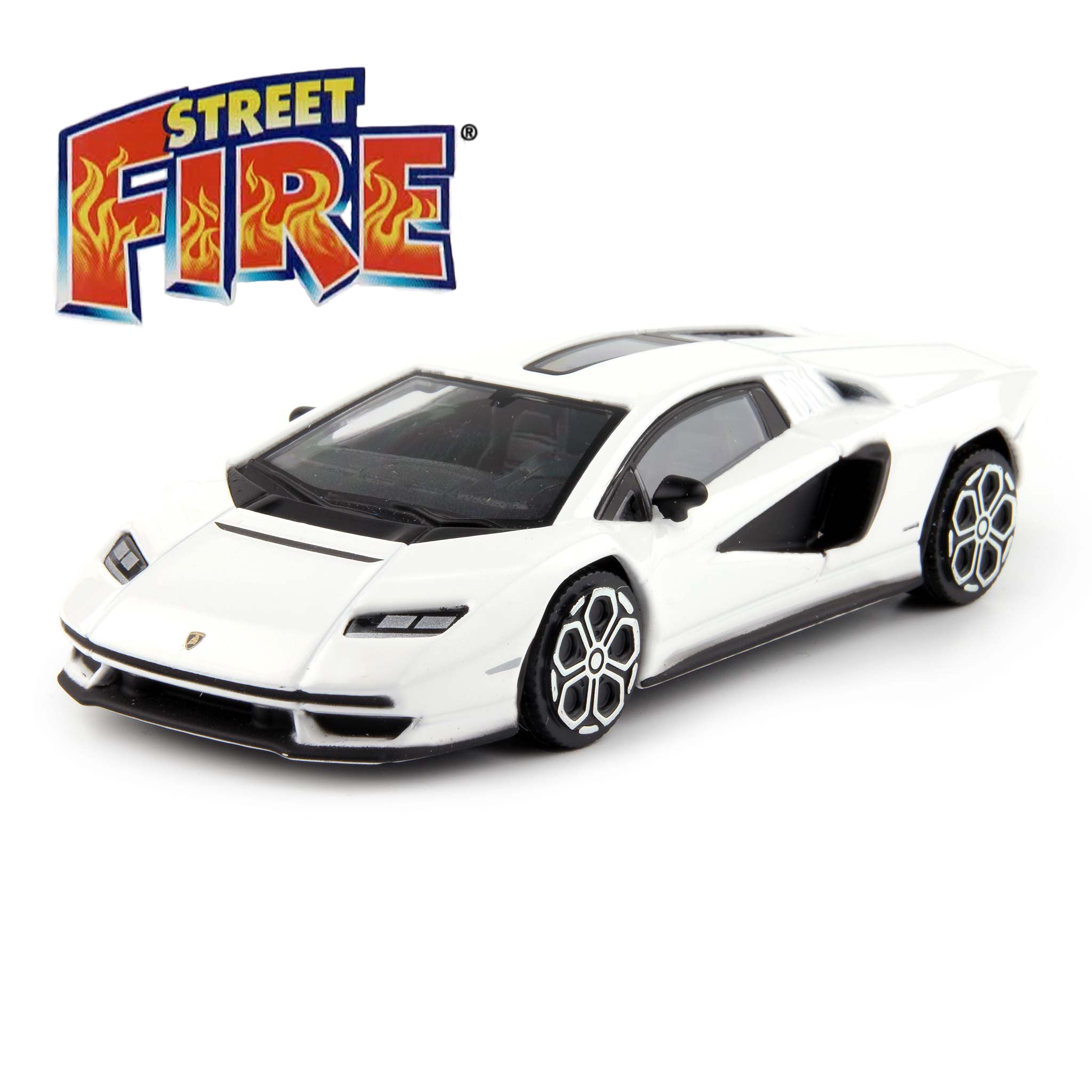 Lamborghini Countach LPI 800-4 2022 white - 1:43 Scale Diecast Toy Car-Bburago-Diecast Model Centre