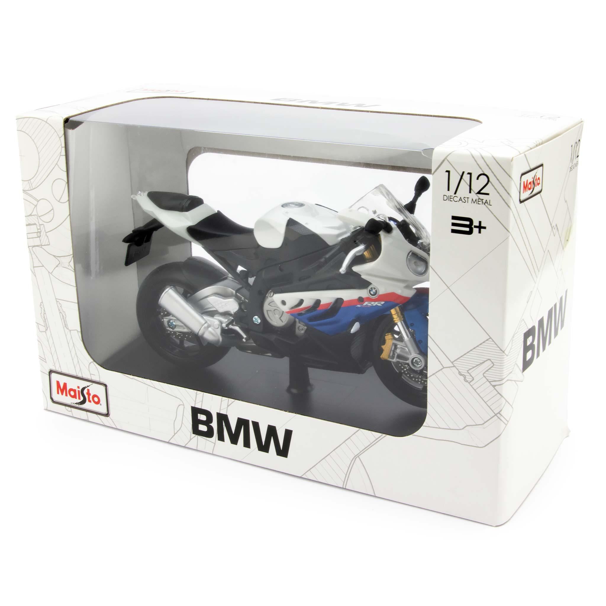 BMW S 1000 RR white - 1:12 Scale Diecast Model Motorcycle