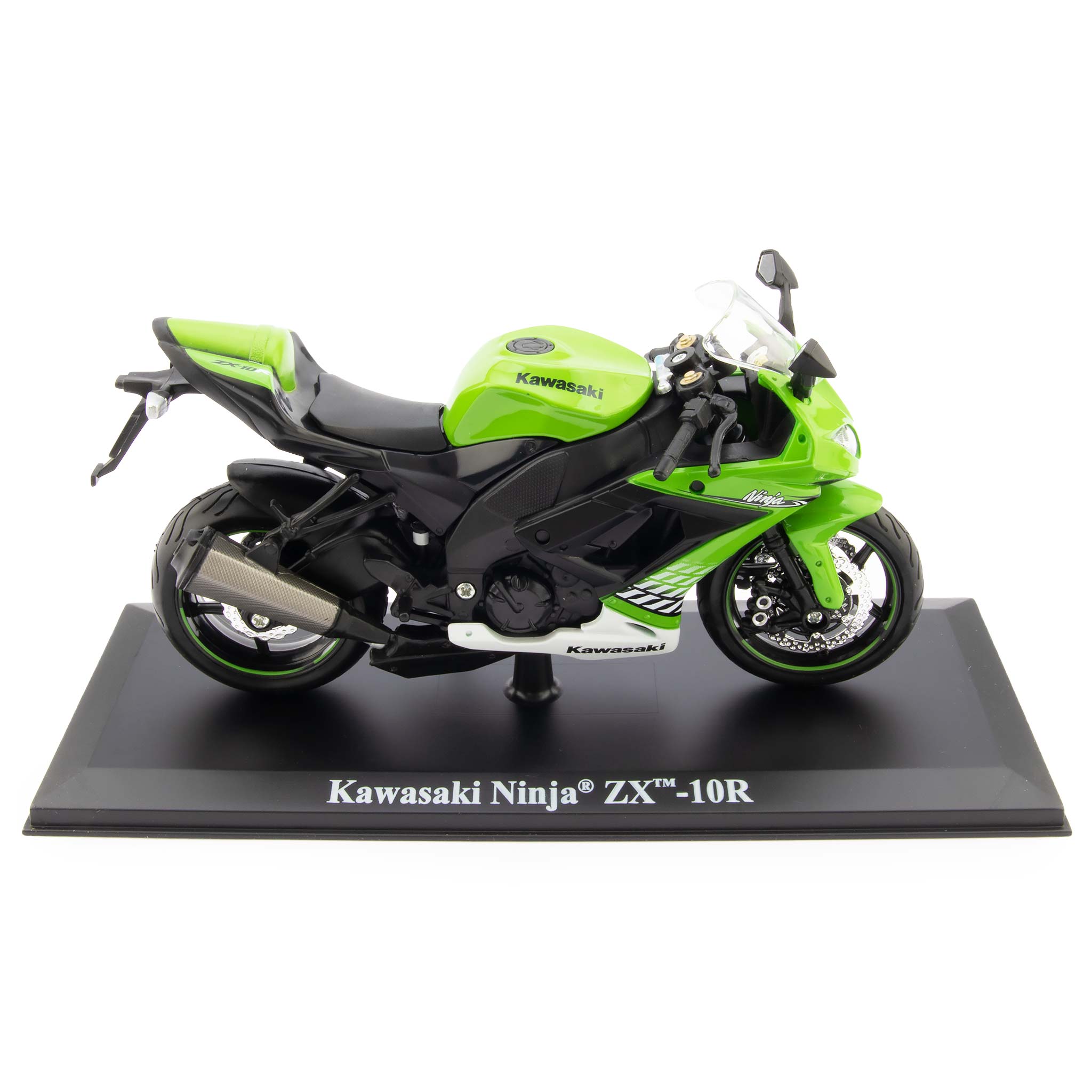 Kawasaki Ninja ZX-10R 2010 green - 1:12 Scale Diecast Model Motorcycle