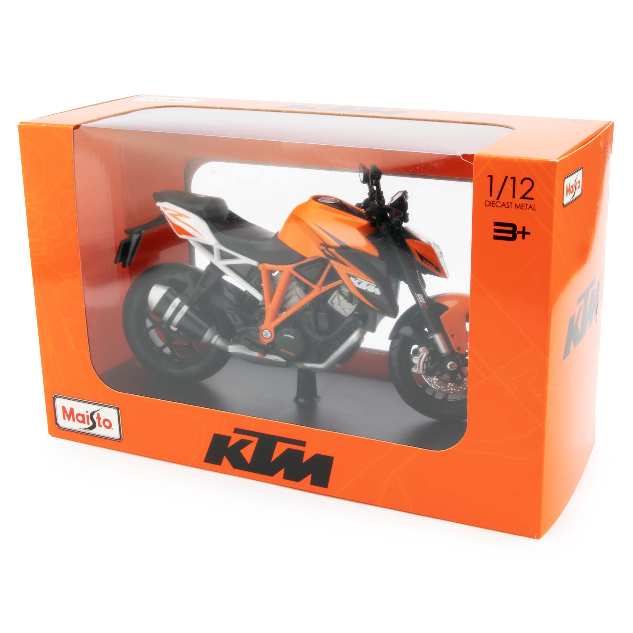 KTM 1290 Super Duke R 2014 orange - 1:12 Scale Diecast Model Motorcycle