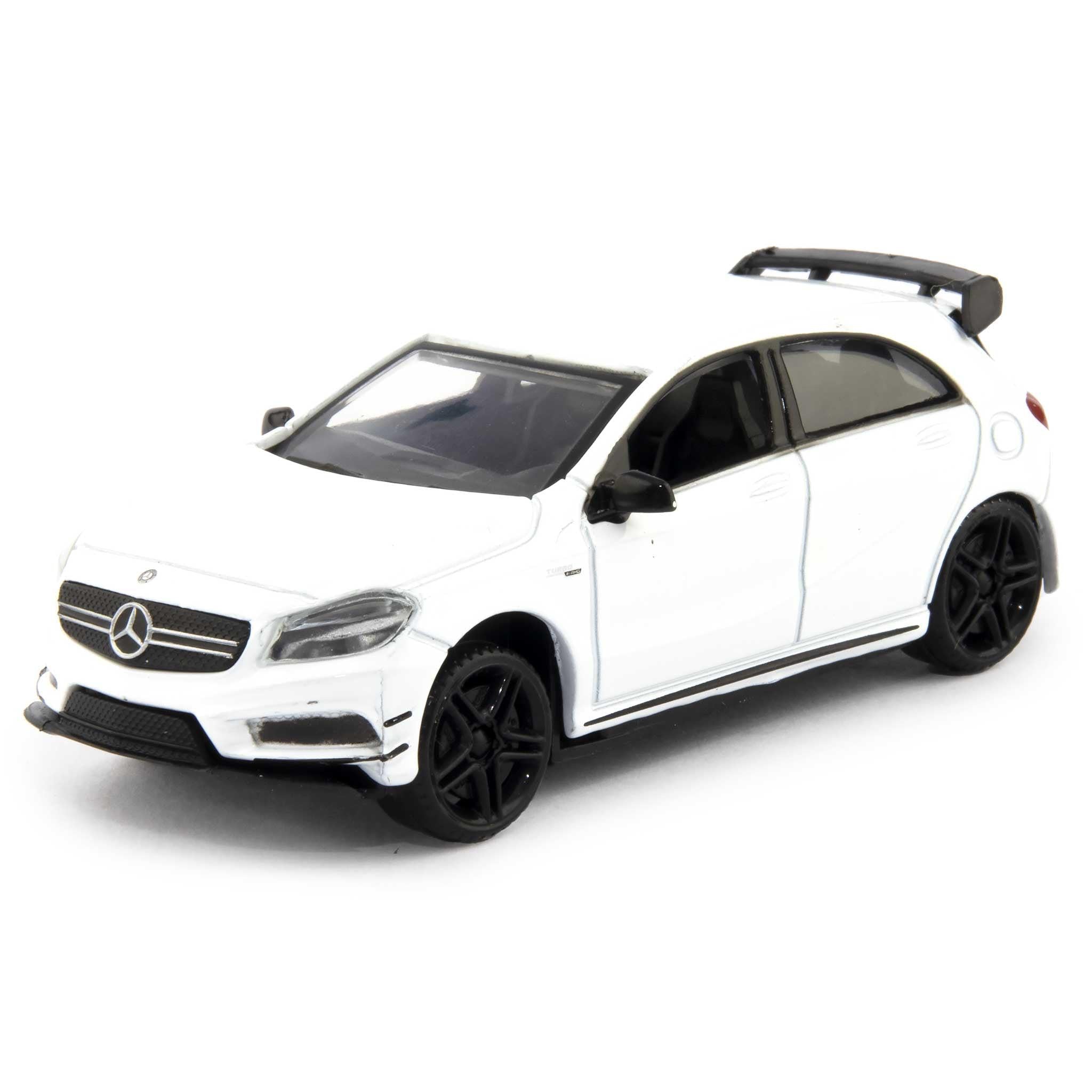 Mercedes-Benz AMG A45 Diecast Toy Car white - 1:43 Scale