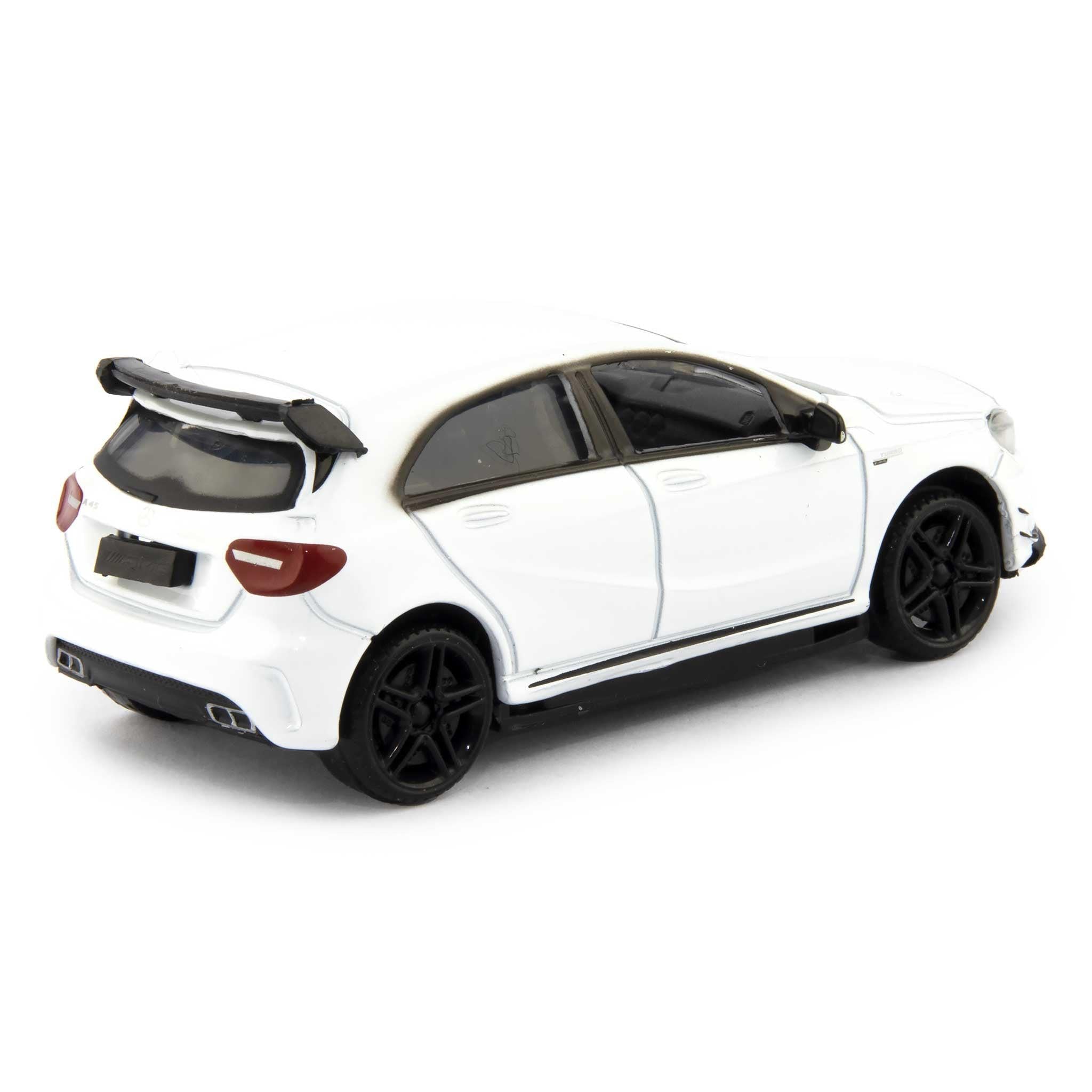 Mercedes-Benz AMG A45 Diecast Toy Car white - 1:43 Scale