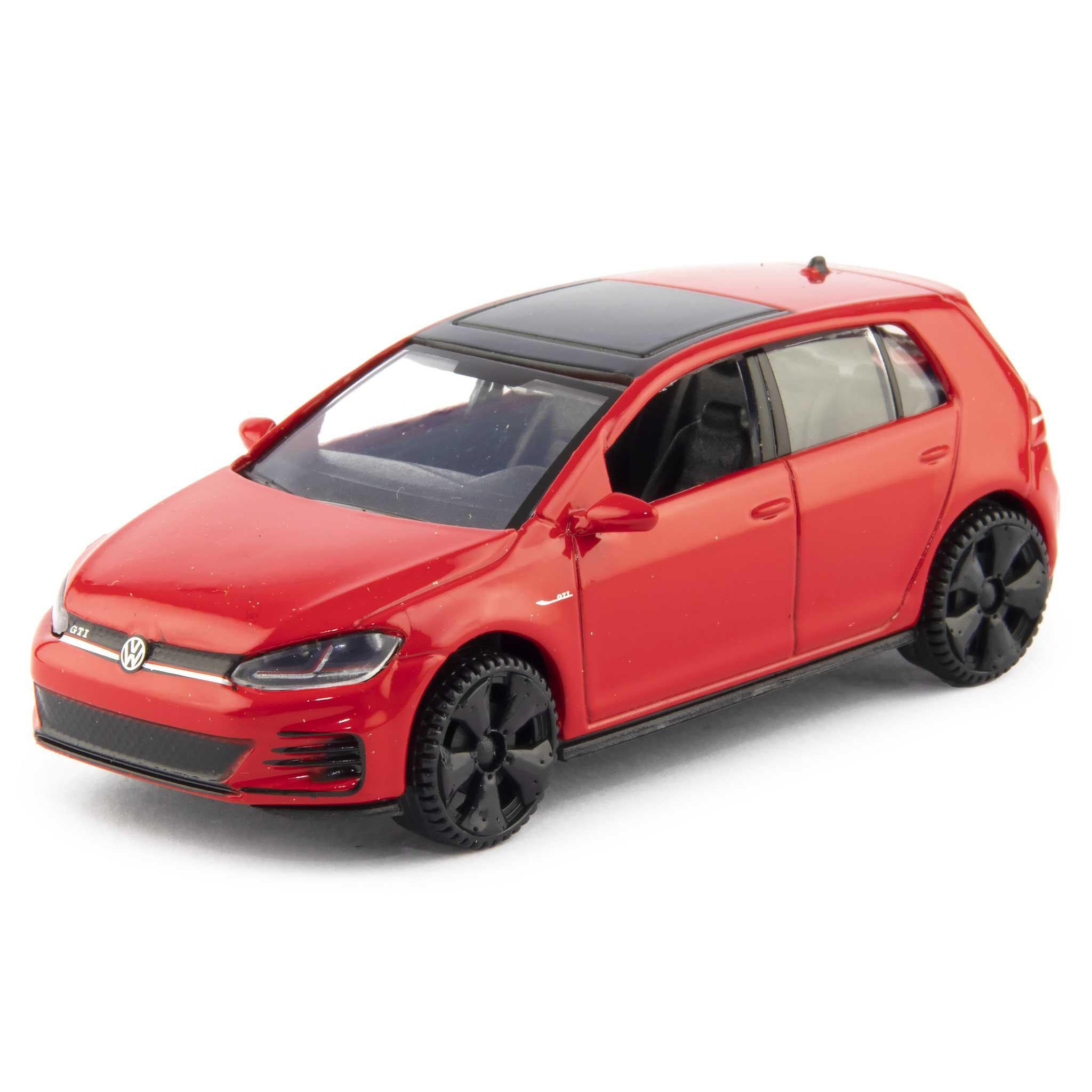 Volkswagen Golf GTi Diecast Toy Car red - 1:43 Scale