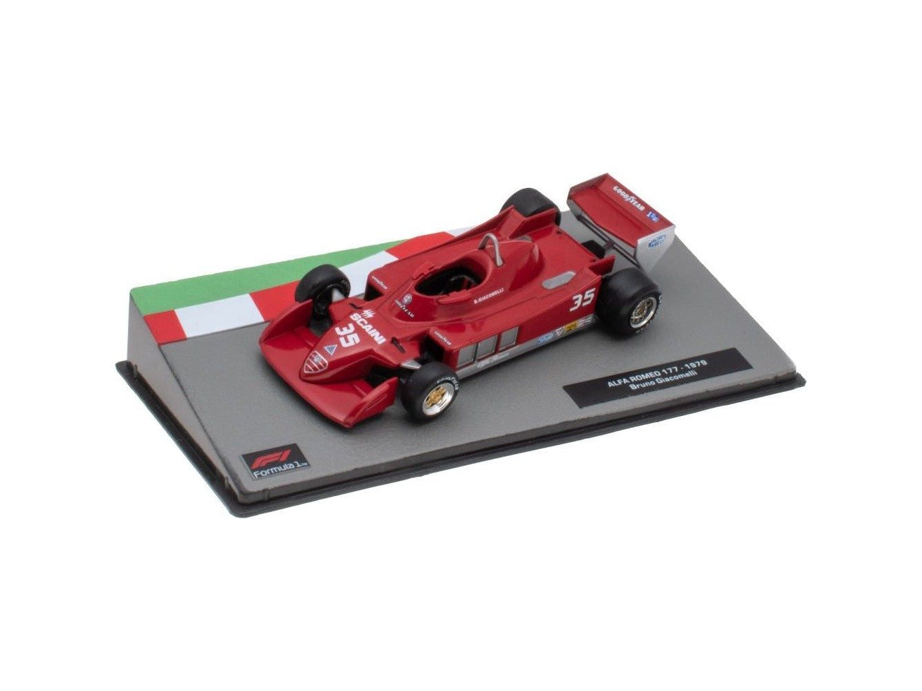 Alfa Romeo 177 #35 F1 1979 Giacomelli - 1:43 Scale Diecast Model Car-Unbranded-Diecast Model Centre