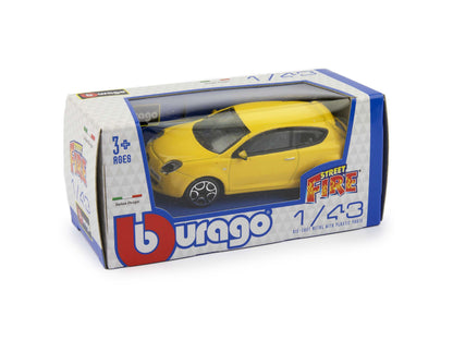 Alfa Romeo MiTo Diecast Toy Car 2010 yellow - 1:43 Scale-Bburago-Diecast Model Centre