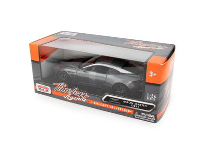 Aston Martin DB11 Diecast Model Car silver - 1:24 Scale-Motormax-Diecast Model Centre