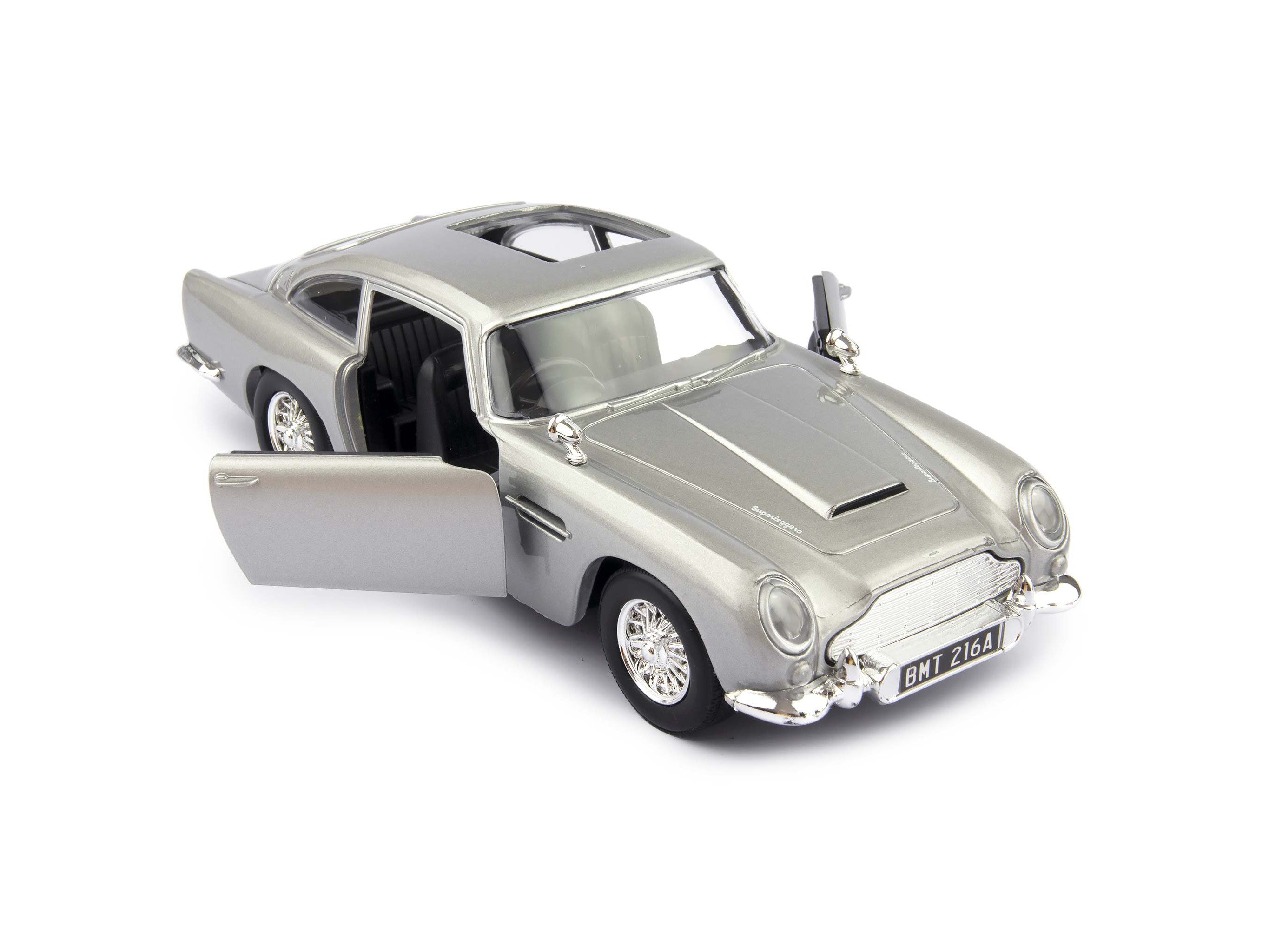 Aston Martin DB5 Diecast Model Car James Bond Goldfinger - 1:24 Scale-Motormax-Diecast Model Centre