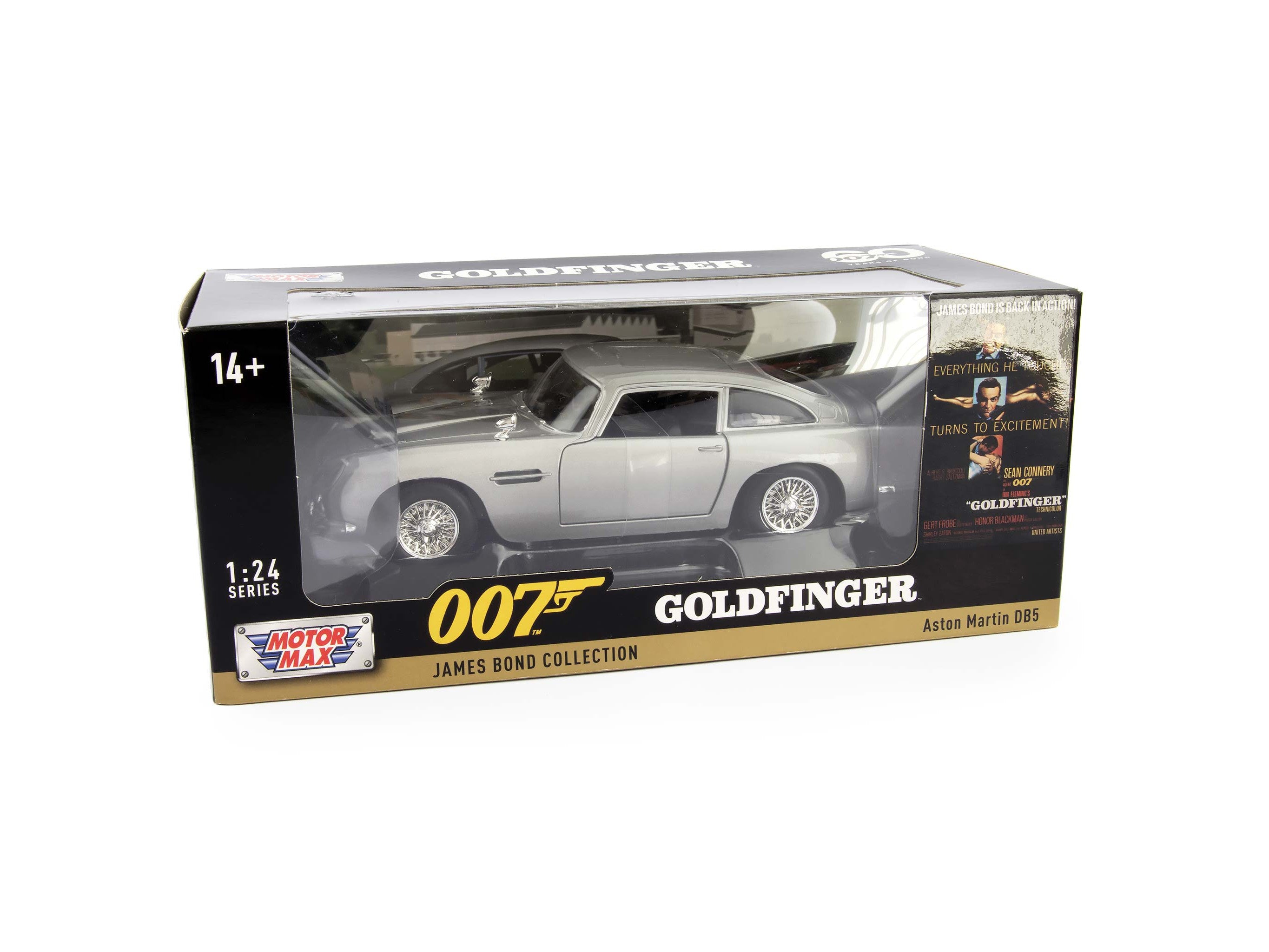 Aston Martin DB5 James Bond Goldfinger 1:24 Scale
