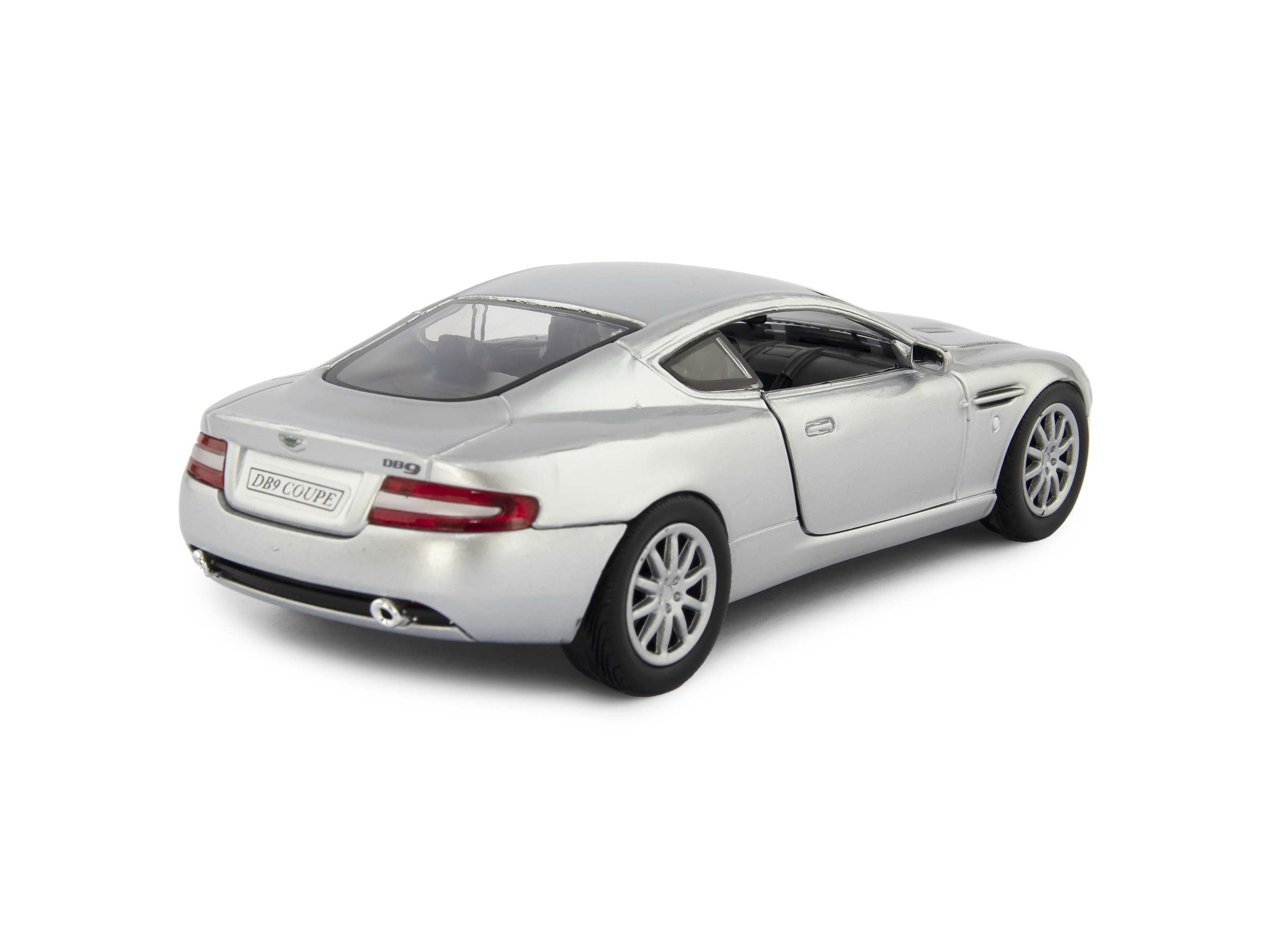 Aston Martin DB9 Diecast Model Car silver 1:24 Scale