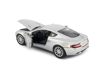 Aston Martin DB9 Diecast Model Car silver - 1:24 Scale-Motormax-Diecast Model Centre